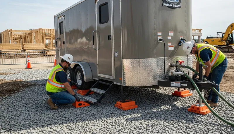 Trailer setup in Everett, WA
